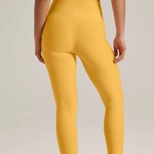 Beyond Yoga Size L Mustard Spacedye High Waisted Leggings - Never Worn
